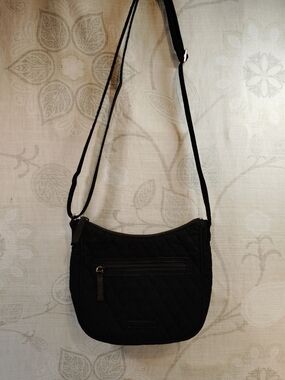 Vera Bradley Black Quilted Crossbody Bag